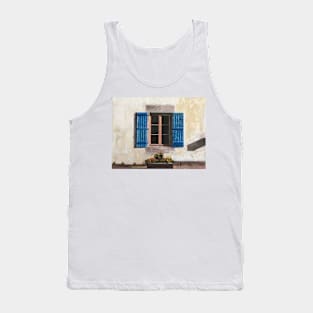 White Walls, Blue Shutters, France Tank Top